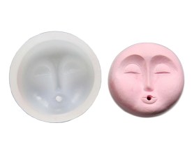 Molde silicona porta sahumerio cara